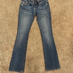Miss Me Flare Jeans in Classic Blue